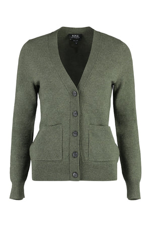 Louisa virgin wool cardigan-0